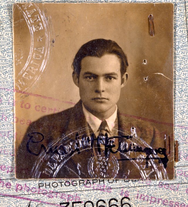 The 1923 passport of Ernest Hemingway, among those discussed in “Paris the Luminous Years” on PBS.Courtesy of John F. Kennedy Presidential Library and Museum, Boston