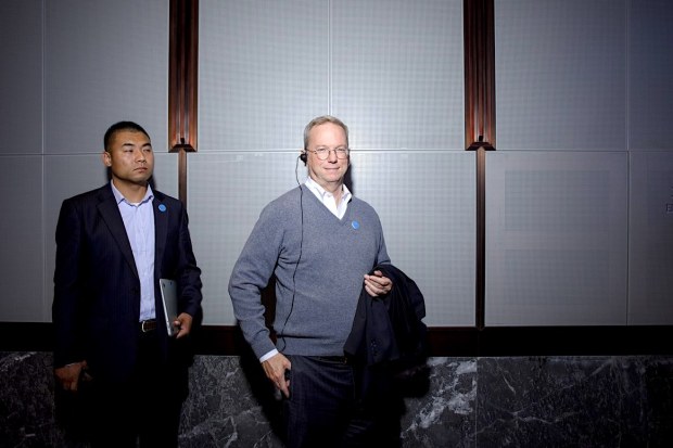Google chairman Eric Schmidt in Wuzhen. Noah Sheldon for WIRED